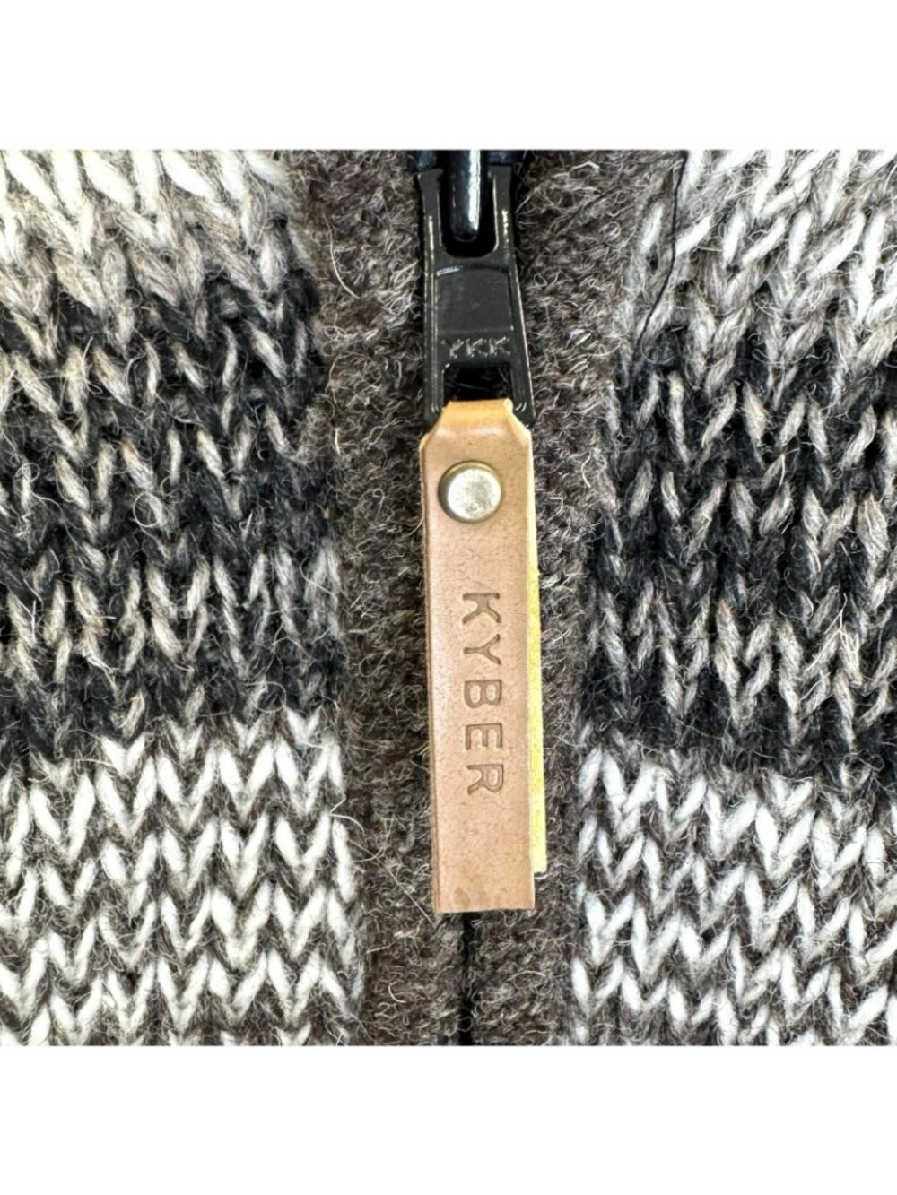 Kyber Wool Lined Full Zip Hooded Jacket Womens Size Small Kint Thick Warm - Picture 2 of 7